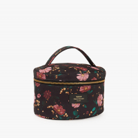 Trousse de toilette XL black flowers