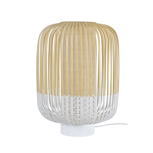 Lampe Bamboo M blanc 