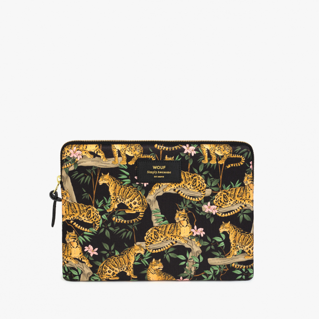 Housse  Ipad black lazy jungle