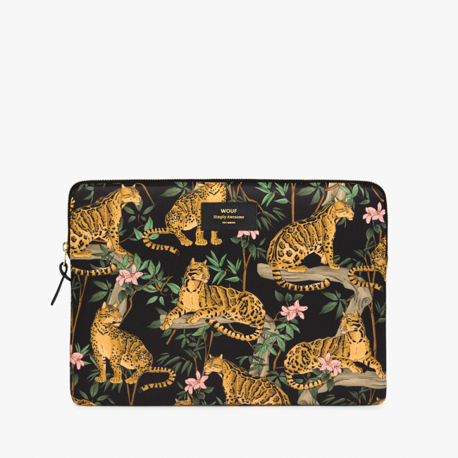 Housse ordinateur  13 pouces black lazy jungle