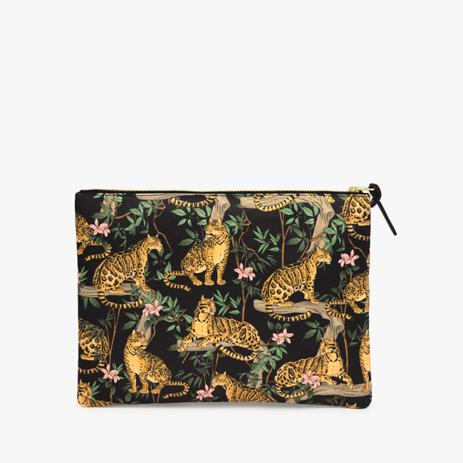 Pochette XL black lazy jungle