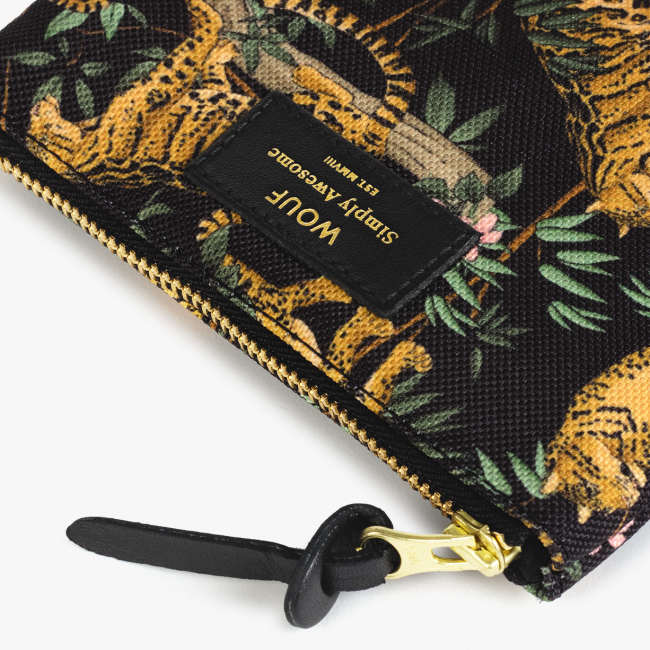 Petite pochette black lazy jungle