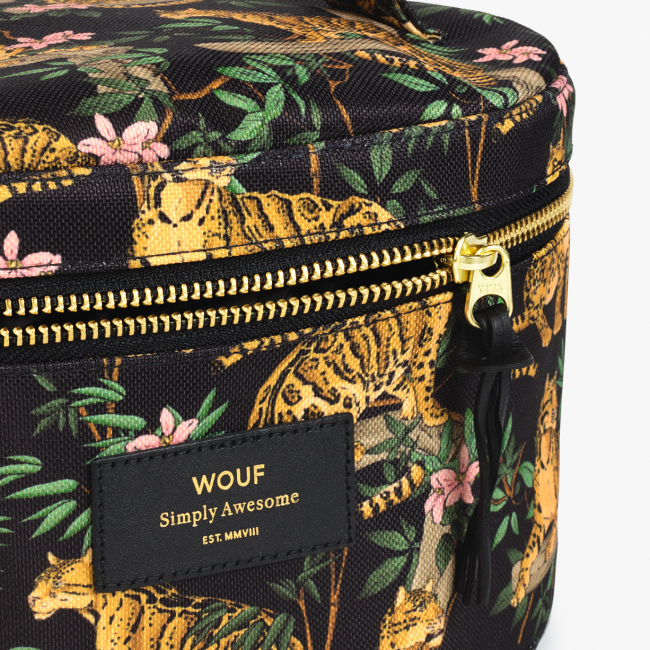 Trousse de toilette XL black lazy jungle