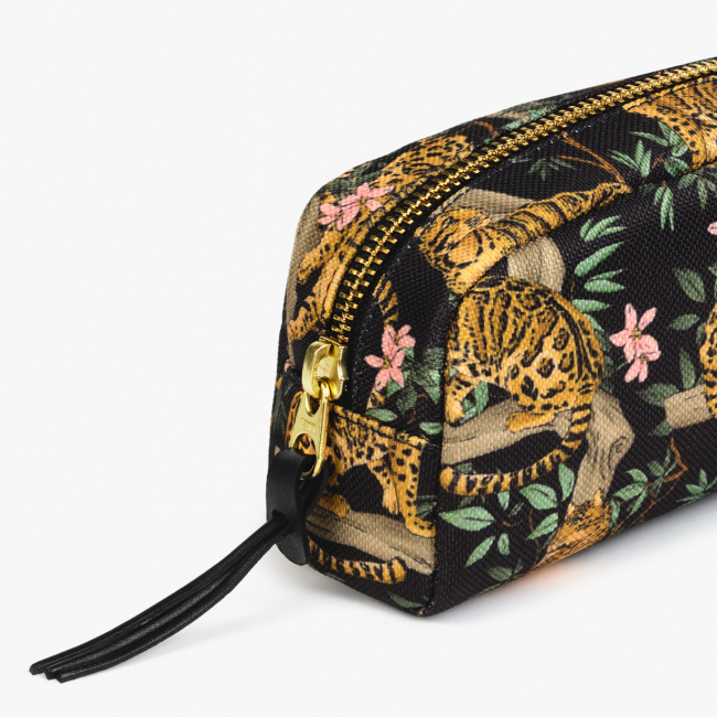 Petite trousse de toilette black lazy jungle