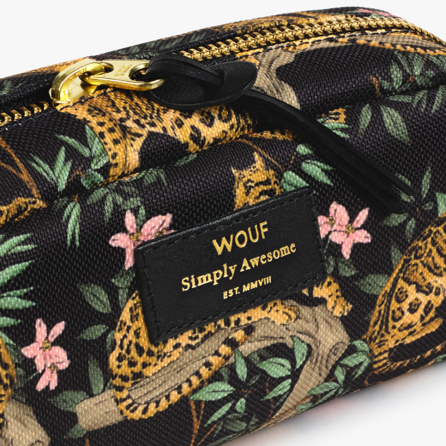 Petite trousse de toilette black lazy jungle