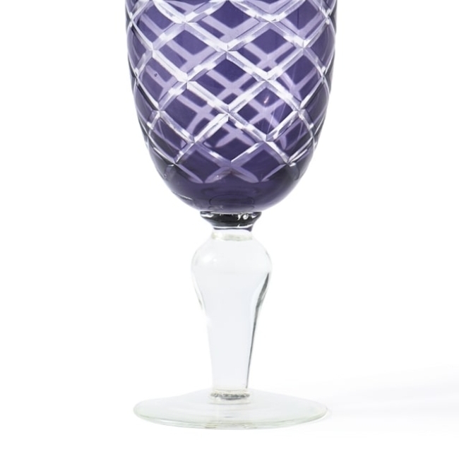 6 verres à vin Cobalt Mix