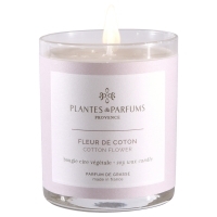 Bougie végétale parfumée fleur de coton