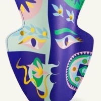 Vase papier Claire Johnson bleu