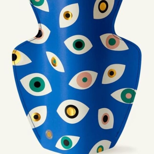 Vase papier Nazar bleu