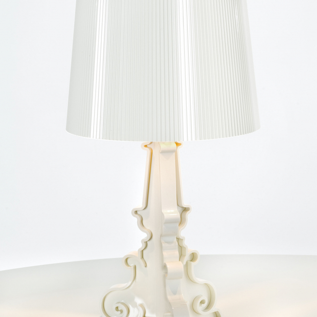 Lampe Bourgie blanc or